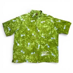 Martini Theme Button Down Shirt XL